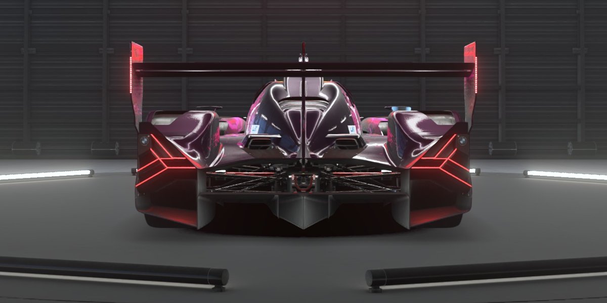 BMW-Hypercar von hinten