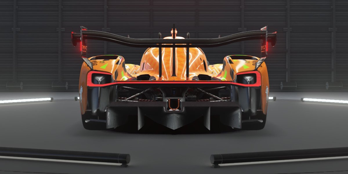 Toyota-Hypercar von hinten